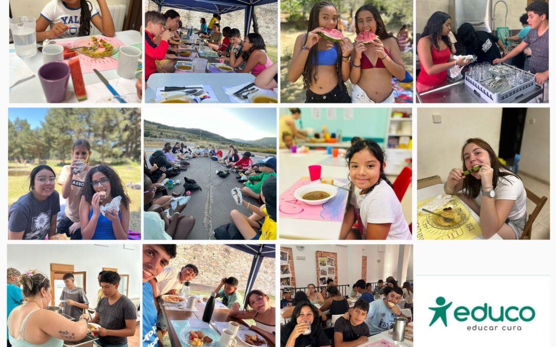 Alimentación saludable en las actividades de verano, gracias a Fundación Educo
